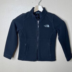 The North Face Jacket Girls XS Black Full Zip Fleece Outdoors